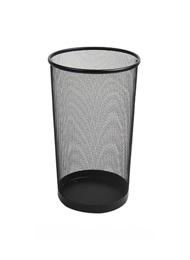 VeleSolv Metal Mesh Dustbin for Office use & Home/Multipurpose (Black) (Pack of 1, Large) - Image 1